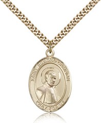 Saint Edmund Campion Medal For Men – Gold Filled Necklace On 24 Chain – 30 D…