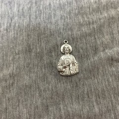 Vintage St. Jude Catholic Pendant Alvic Japan