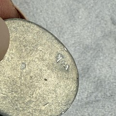 V+K Handmade Angel Pocket Token Christian Silver Tone Metal Worry Stone