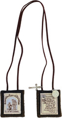 Scapulars Catholic, 3 Pack Bulk Brown Scapular of Our Lady of Mount Carmel, Esca