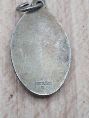 Sterling Silver St Jude Medal Medallion Pendant