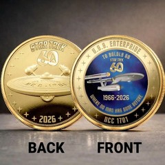 Star Trek 60th Anniversary Commemorative Coin The Original Series 1966-2026 Coin