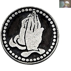 Inspirational 1-Inch I Said a Prayer Pocket Token – Multicolor Metal Keepsake