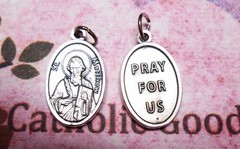 Saint St. Matthew / Pray for Us – Silver tone 1 inch Medal
