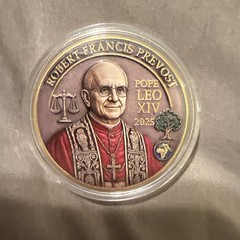 Beautiful Pope Leo VIX Commemorative Coin