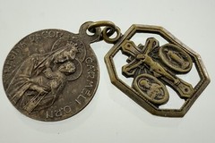 French Catholic Medal Holy Christ Our Lord Religious Pendant II172