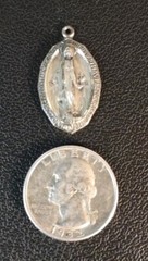 4.7 Grams HMH Vintage Mary Medal Sterling Silver 925 Religious Holy