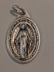 Catholic Miraculous Medal – *LATIN* – Made in Italy
