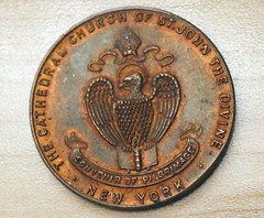 new york st john the divine souvenir Token