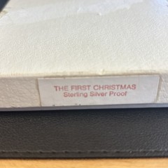 2 Franklin Mint Sterling Silver Proof WINTER MAGIC & The First Christmas