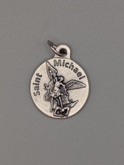 St Michael Medal Pendant United States Coast Guard Patron Saint Charm Silver…