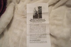 St. Therese Brown Scapular 100% Wool and Quality Hand Made to Last