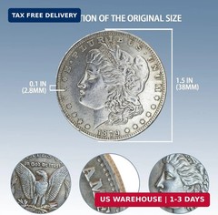 1879 Liberty of the Americas Peace Coin Replica Set Exquisite Relief Design Suit