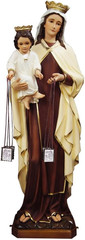 Scapulars Catholic,3 Pack Bulk Brown Scapular of Our Lady of Mount Carmel,Escapu