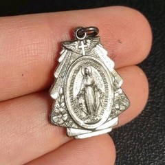 5.8 Grams HMH Vintage Saint Mary Medal Sterling Silver 925 Charm