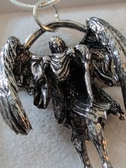 Solid Sterling 925 Protection Medallion St. Michael Archangel Strength Power 17G