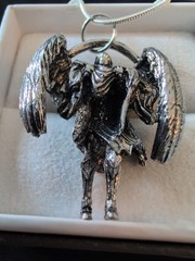 Solid Sterling 925 Protection Medallion St. Michael Archangel Strength Power 17G