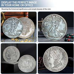 1880 Liberty of the Americas Peace Coin Replica Set Exquisite Relief Design Suit