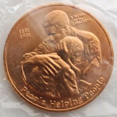 1881–1981 Red Cross Bronze Medal • Sealed Original Mint Packaging • 38mm