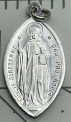 Saint Dymphna Pray For Us Sancta Gereberne Ora Pro Nobis Medal Pendant