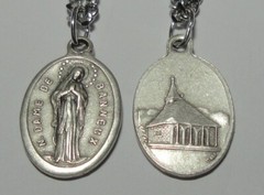 Our Lady of Banneux Holy Medal on Chain Belgium Apparition «Virgin of the Poor»