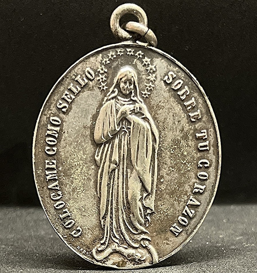 Spain 1900´ old Immaculate Conception My daughters, adorn me w flowers of purity