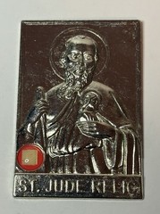 St. Jude Relic Medal 1”x2” Rare #0100