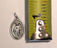 Catholic Miraculous Medal – *LATIN* – Made in Italy