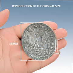 1880 Liberty of the Americas Peace Coin Replica Set Exquisite Relief Design Suit