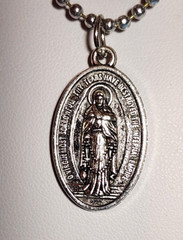 Our Lady of Tears Medal 1″ on 28″ Ball Chain