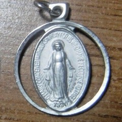 Catholic Miraculous Medal, Sterling Silver #142