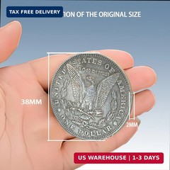 1880 Liberty of the Americas Peace Coin Replica Set Exquisite Relief Design Suit