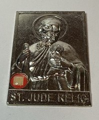 St. Jude Relic Medal 1”x2” Rare #0100