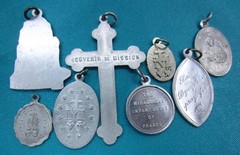 Catholic Lot Medals Aluminum Religious Mary Jesus Dymphna Medals Light in Weight