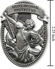 Beautifully Designed Saint Michael Visor Clip – A Guardian for Travelers