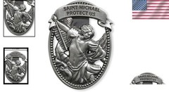 Beautifully Designed Saint Michael Visor Clip – A Guardian for Travelers