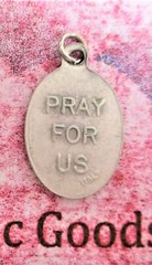 St. Saint Patrick – Pray for Us – Ox Italian Antique Silver Tone 1 inch Medal