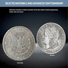 1880 Liberty of the Americas Peace Coin Replica Set Exquisite Relief Design Suit