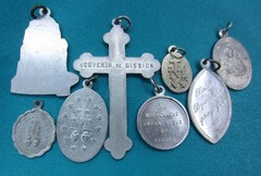 Catholic Lot Medals Aluminum Religious Mary Jesus Dymphna Medals Light in Weight