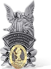 St Christopher Medal for Car, Visor Clips for Cars, Saint Christopher Medal, Gua