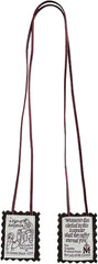 Scapulars Catholic,3 Pack Bulk Brown Scapular of Our Lady of Mount Carmel,Escapu