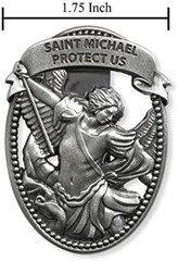 Beautifully Designed Saint Michael Visor Clip – A Guardian for Travelers