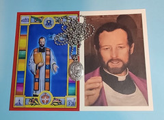 Blessed Stanley Rother 1″ Devotional Medal on a 26″ Ball Chain with Prayer Cards