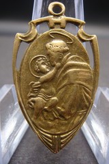 Rare Vintage Saint Anthony of Padua Medal – Italian Mystic Shield Protection