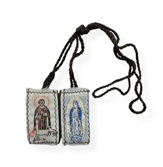 St Martin Porres Brown Cloth Scapular Escapulario Cafe Catholic Religious Gift