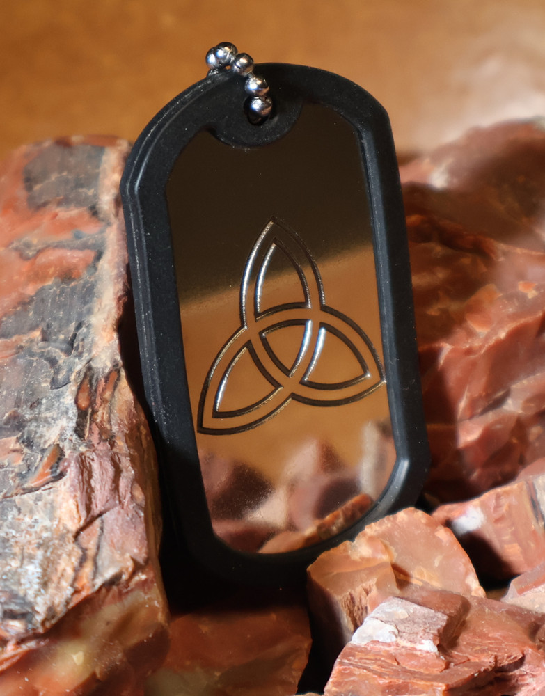 Celtic Triquetra Deep Engraved Third Dogtag